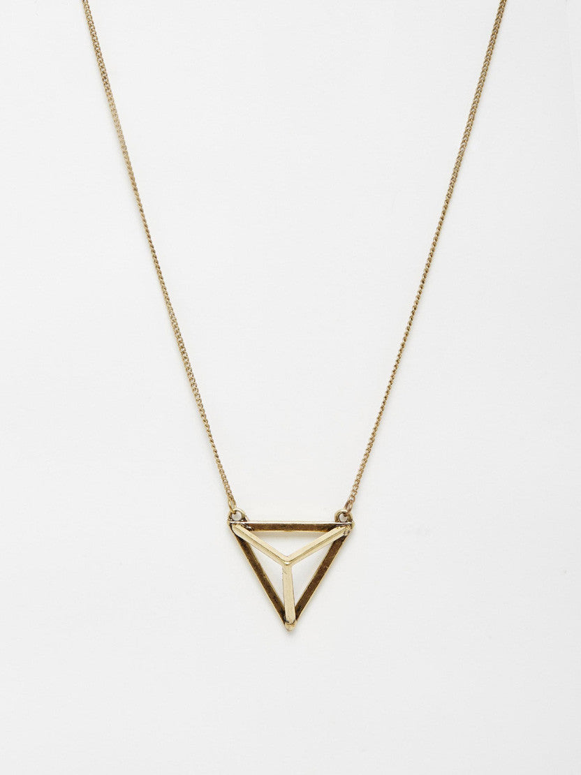 Triangle Gold Necklace