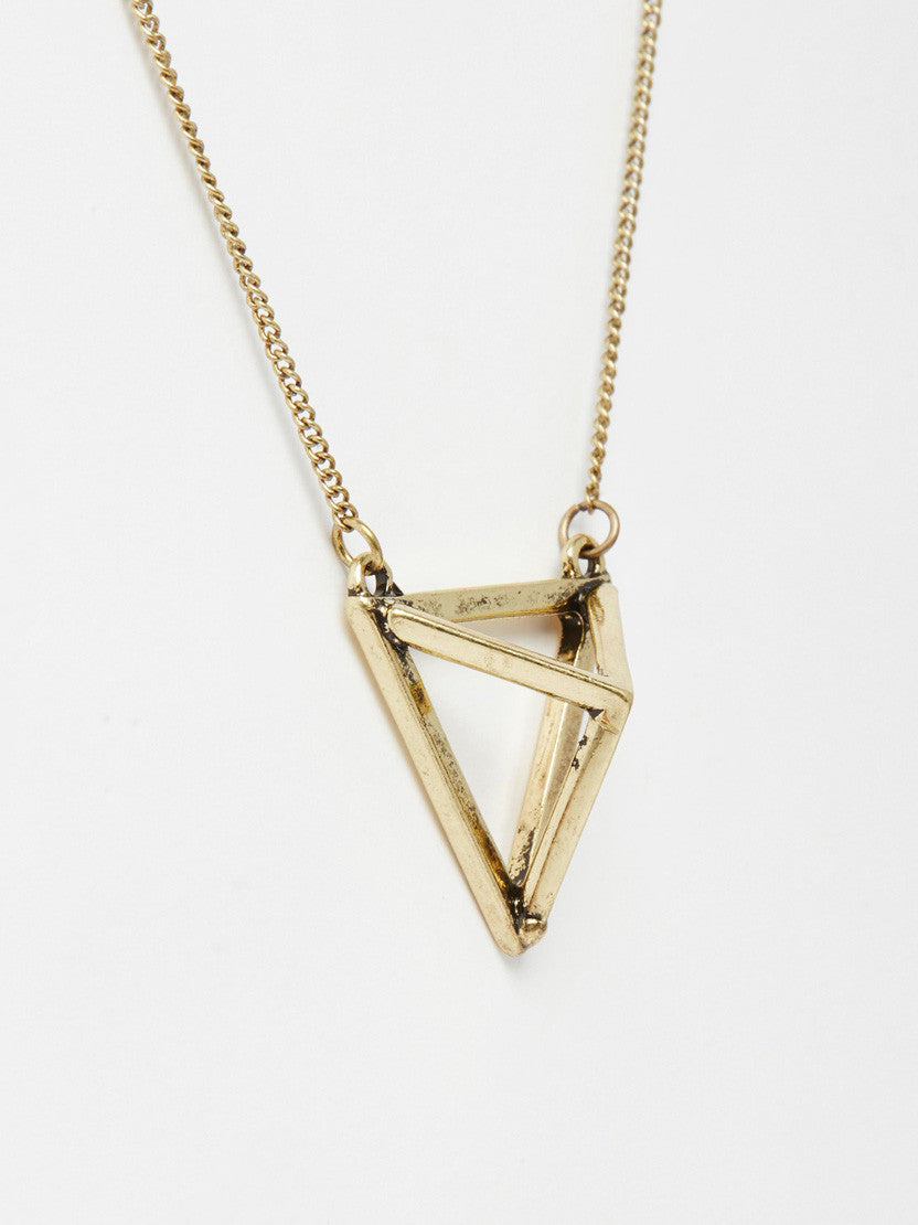 Triangle Gold Necklace